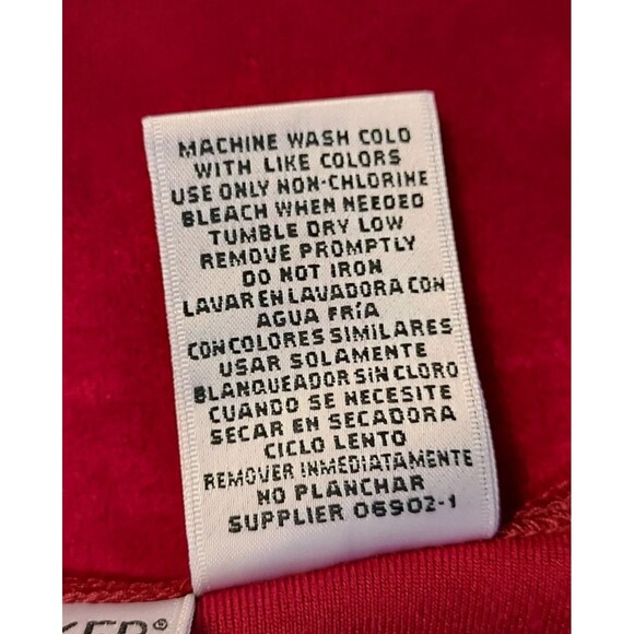 Liz Baker Essentials Womens PL Red Velvet Stretch Pullover Tunic Top Shirt - Picture 8 of 11